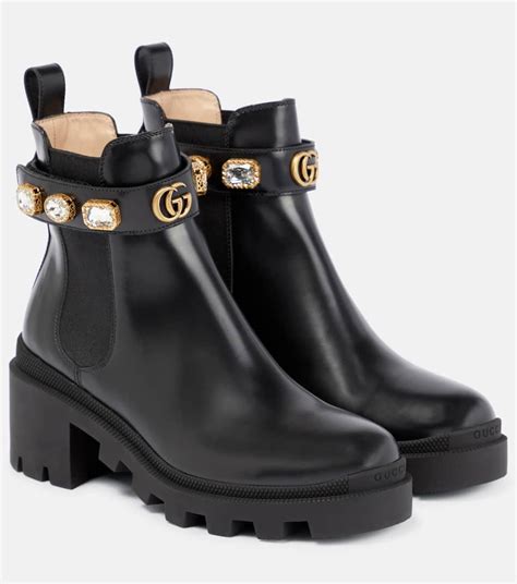 black gucci snake boots|gucci snakeskin ankle boots.